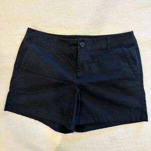 Liz Claiborne Black Casual Bermuda Shorts